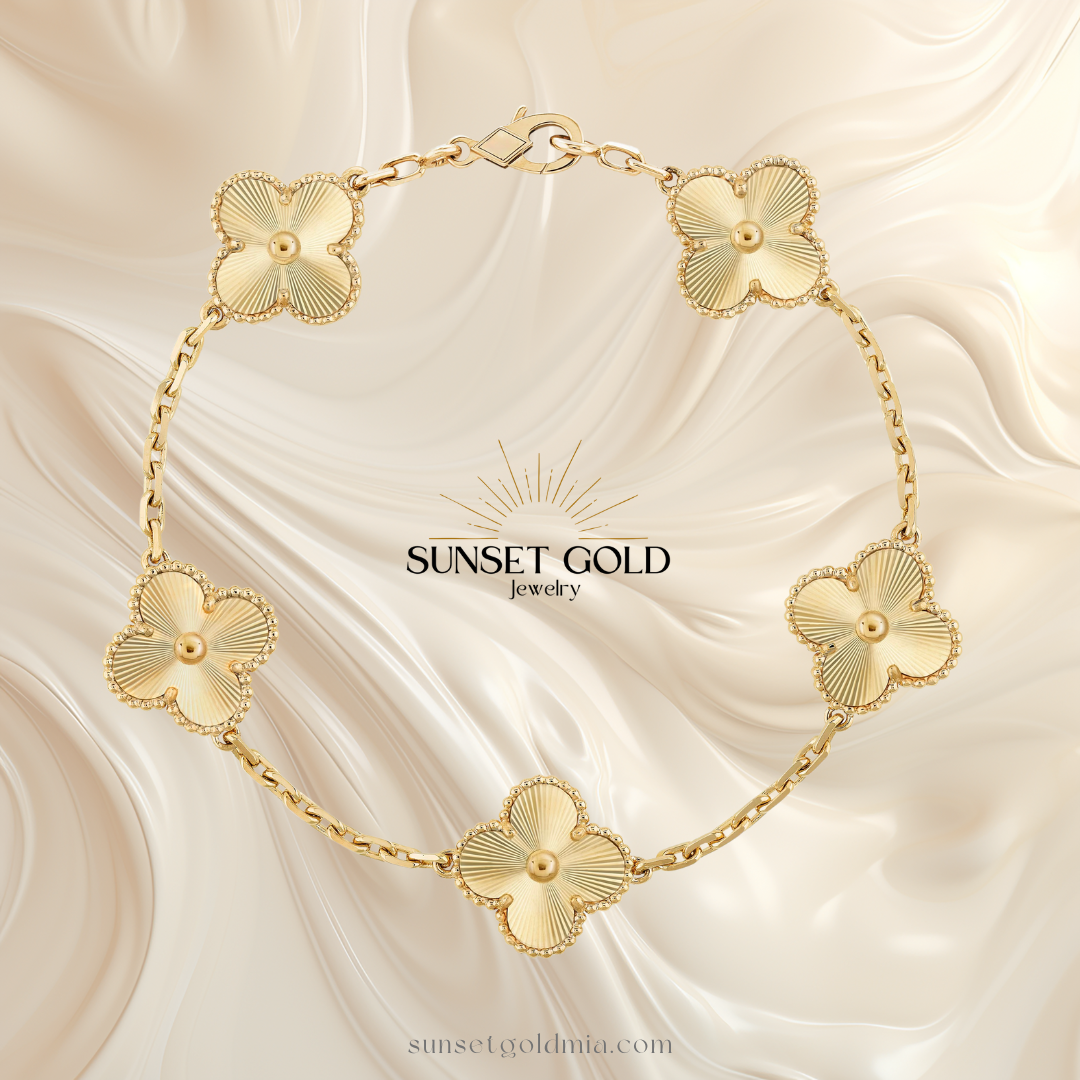 SGM | V Clover Bracelet 18K Gold plated/Stainless Steel 💎