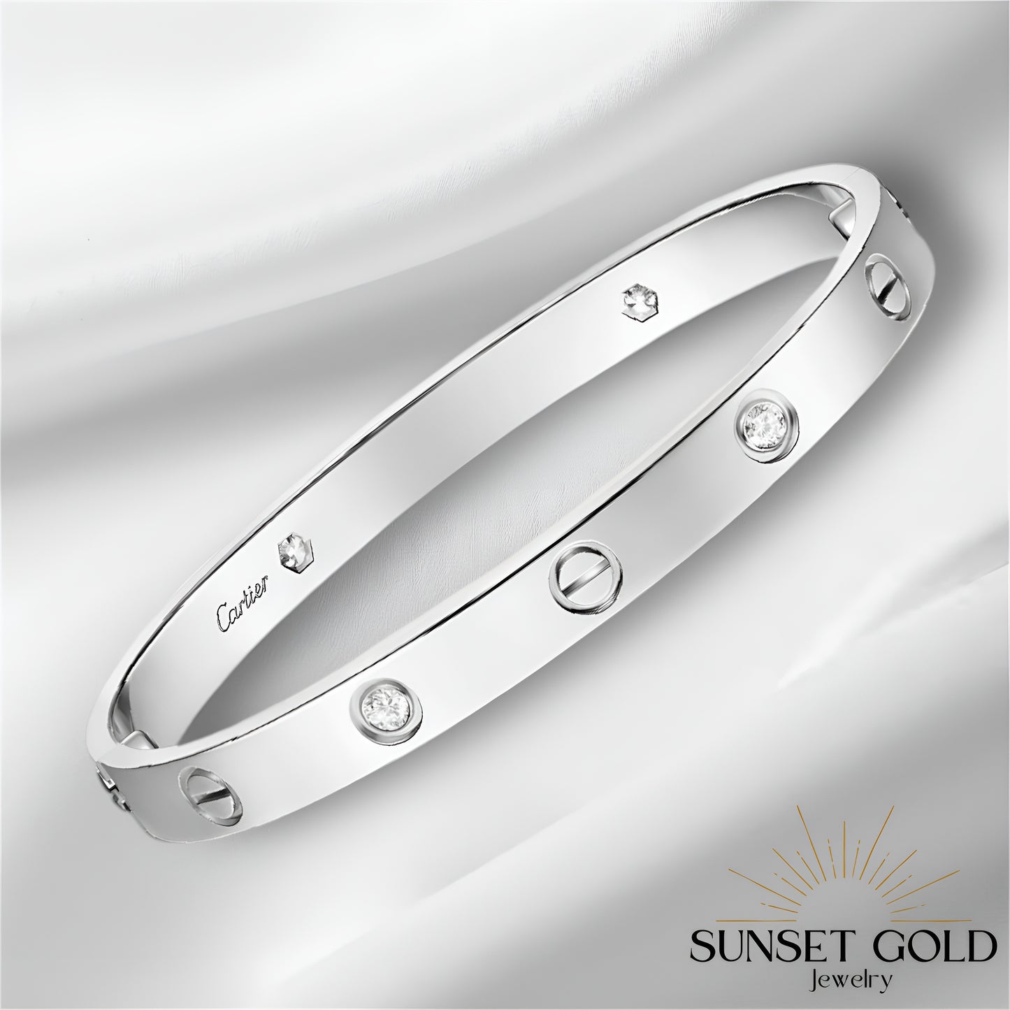 Luv Bracelet Gold & Silver | Stainless Steel/Waterproof 17cm