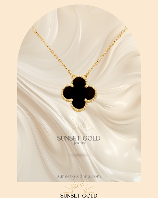 V Clover Necklace 18K Gold/Stainless Steel