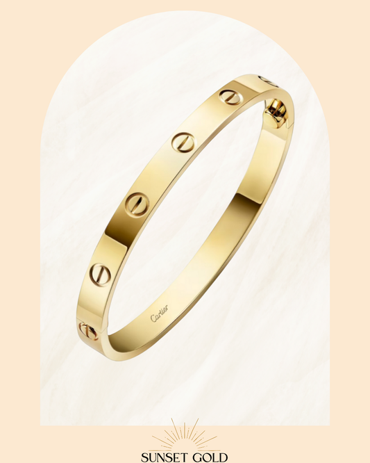 Luv Bracelet Gold & Silver | Stainless Steel/Waterproof 19cm