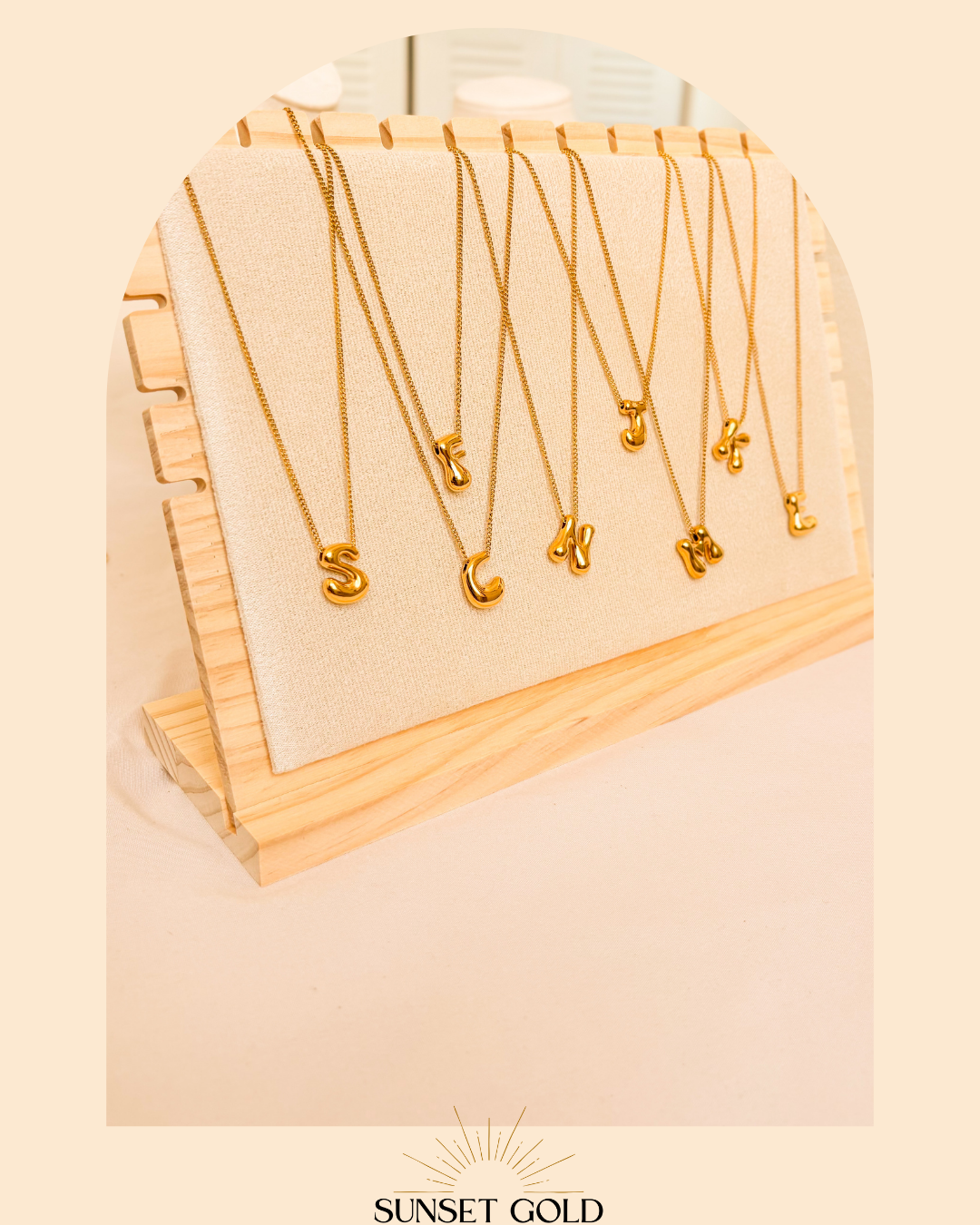 Initial Bar Necklace