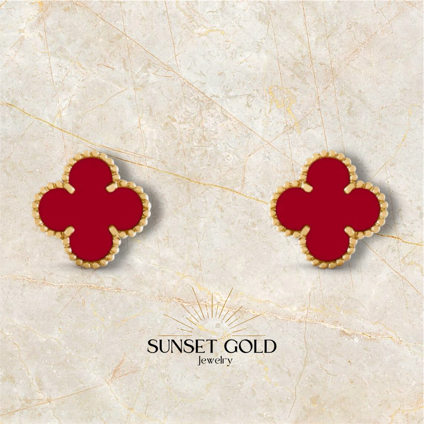 V Clover Earrings 🌟
