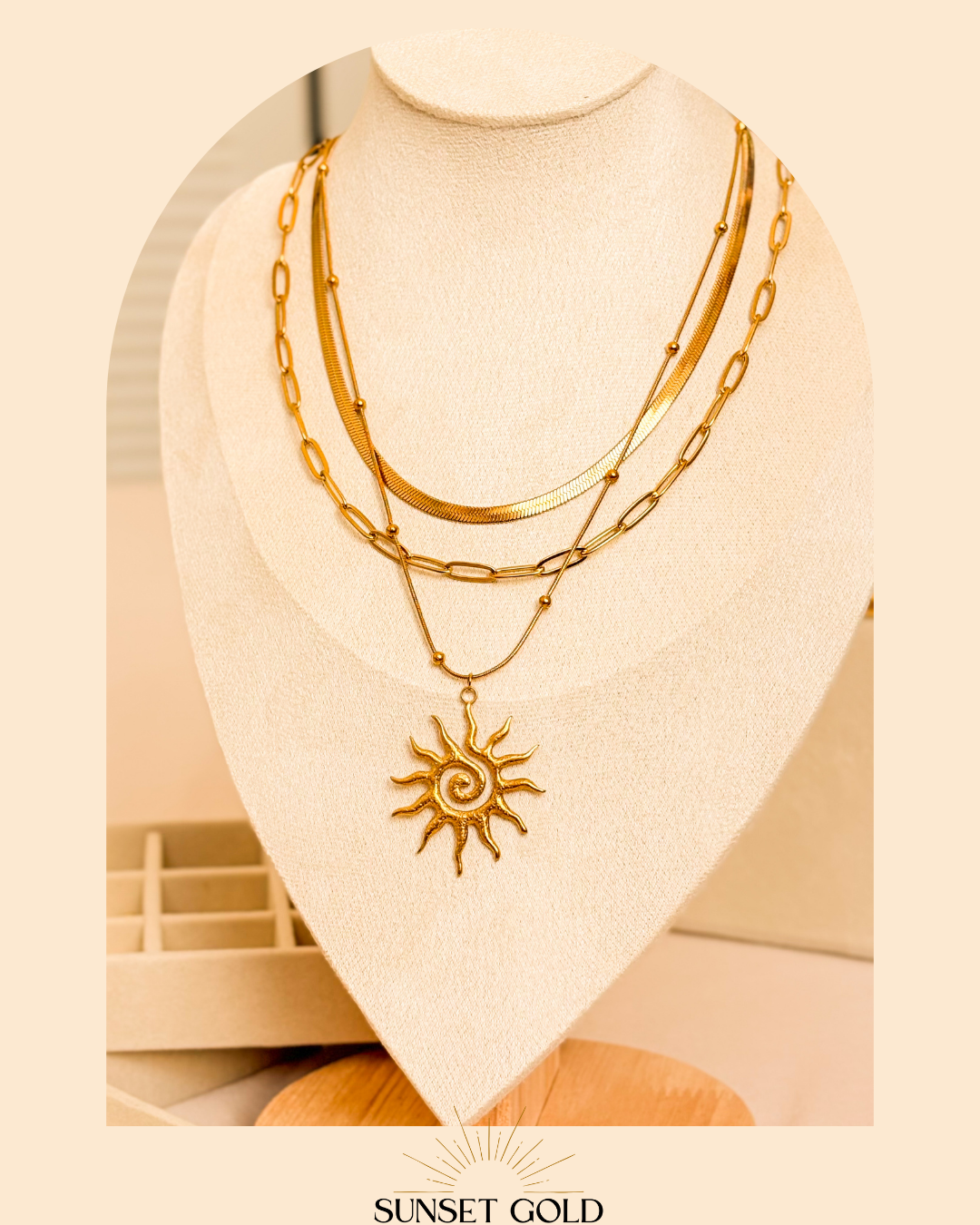 Layered Sunset Trio-Stack