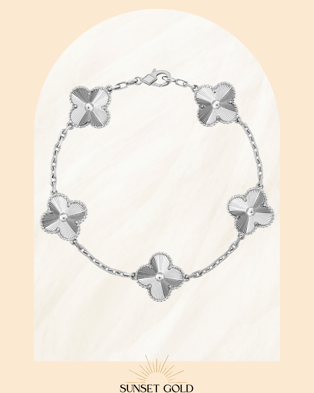 SGM | V Clover Bracelet 18K Gold plated/Stainless Steel 💎