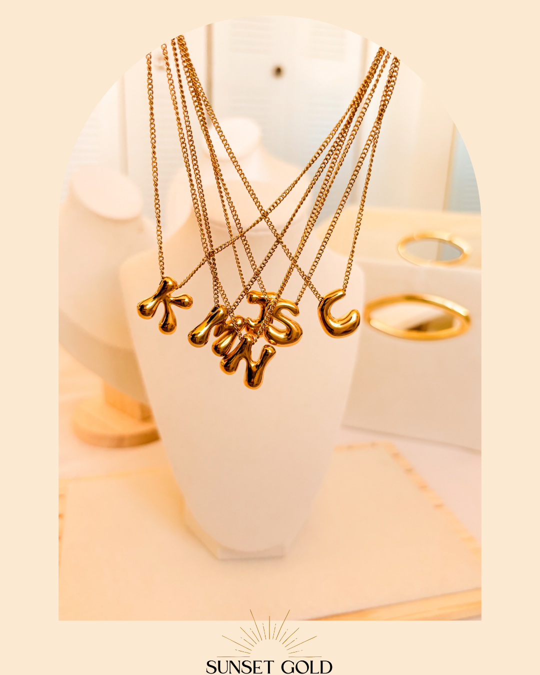 Initial Bar Necklace