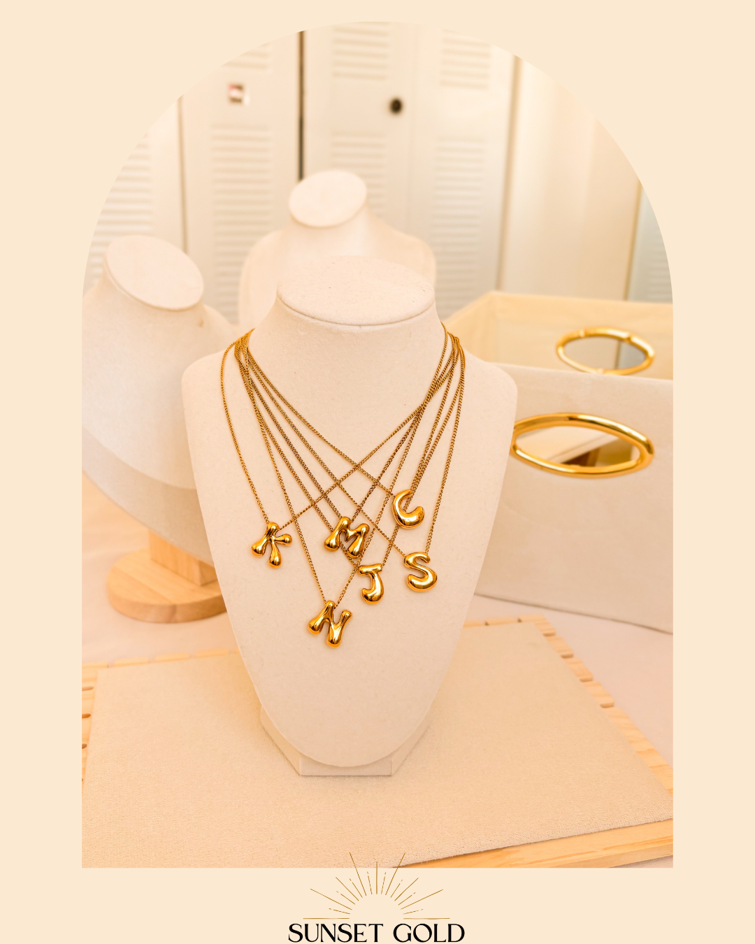 Initial Bar Necklace