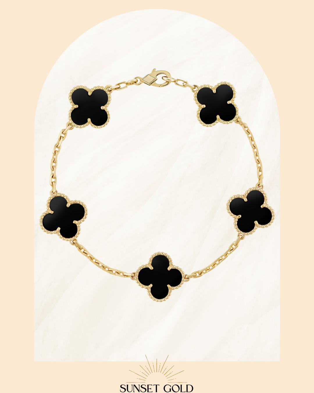 SGM | V Clover Bracelet 18K Gold plated/Stainless Steel 💎