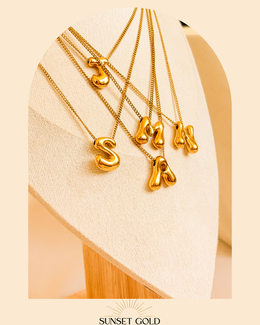 Initial Bar Necklace