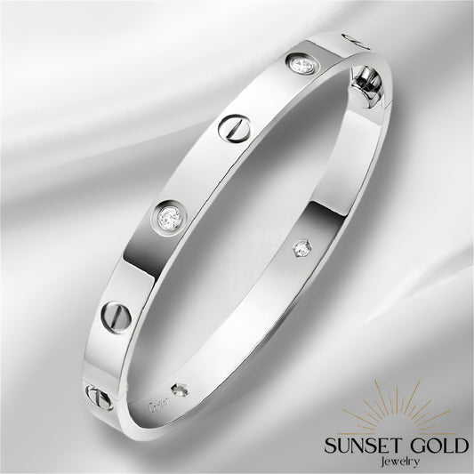 Luv Bracelet Gold & Silver | Stainless Steel/Waterproof 17cm