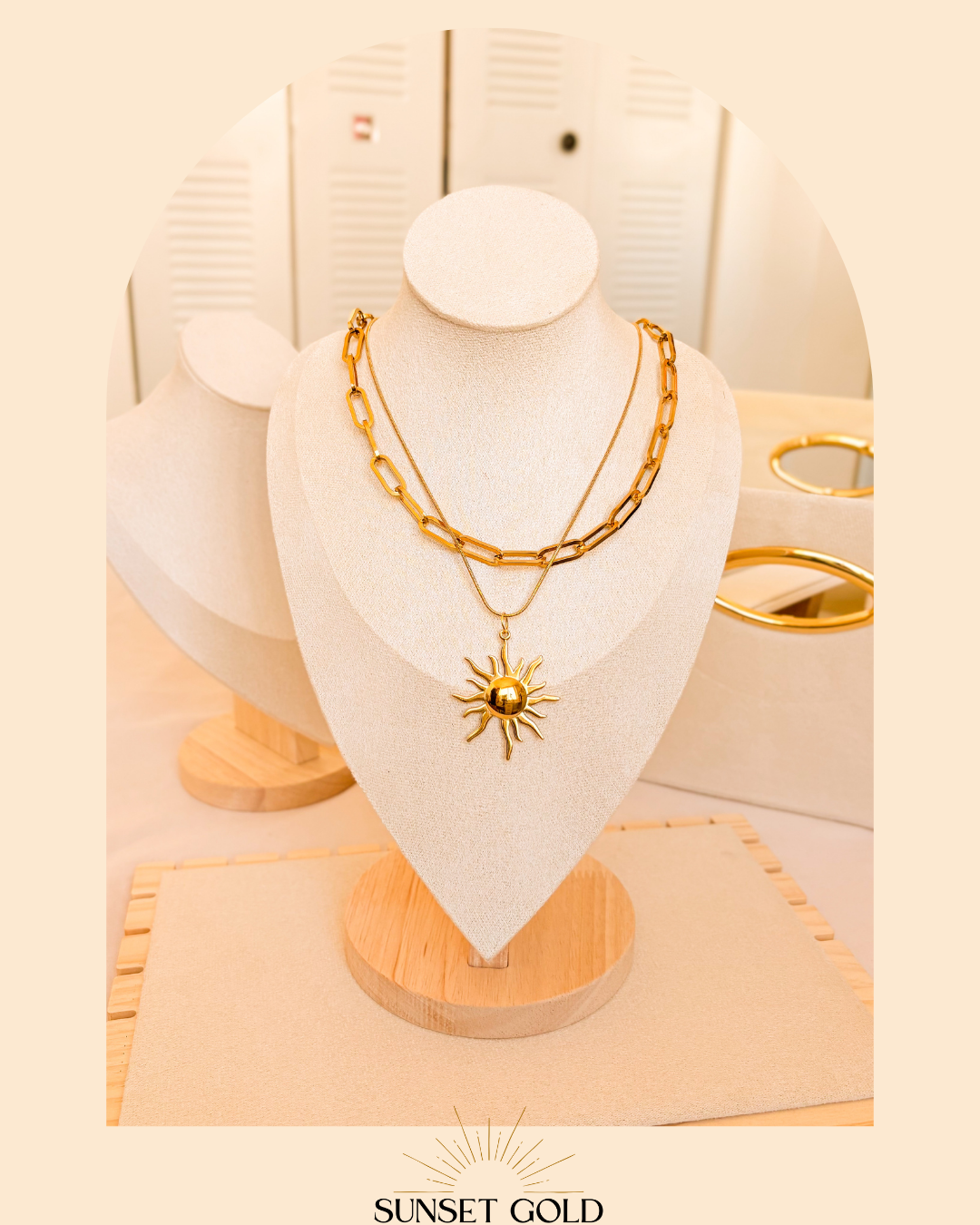 Eternal Sun Duo-Stack Necklace