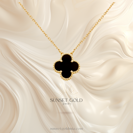V Clover Necklace 18K Gold/Stainless Steel