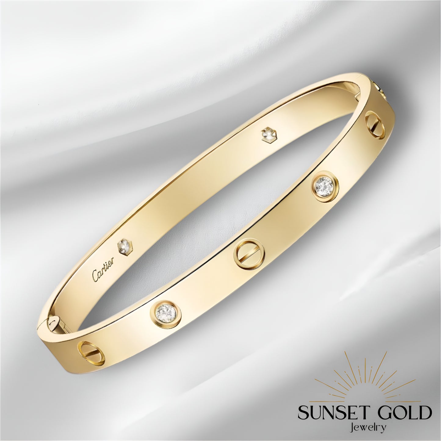 Luv Bracelet Gold & Silver | Stainless Steel/Waterproof 17cm