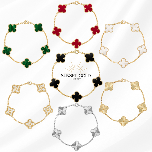 SGM | V Clover Bracelet 18K Gold plated/Stainless Steel 💎